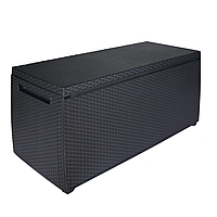 Сундук уличный Storage Box Rattan, 265л, графит