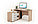 Угловой компьютерный стол Гарвард Империал (дуб сонома/белый), фото 2