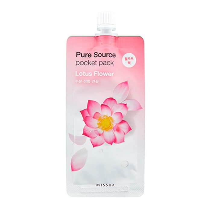 Маска-пленка с экстрактом лотоса Pure Source Pocket Pack Lotus Flower, 10 мл