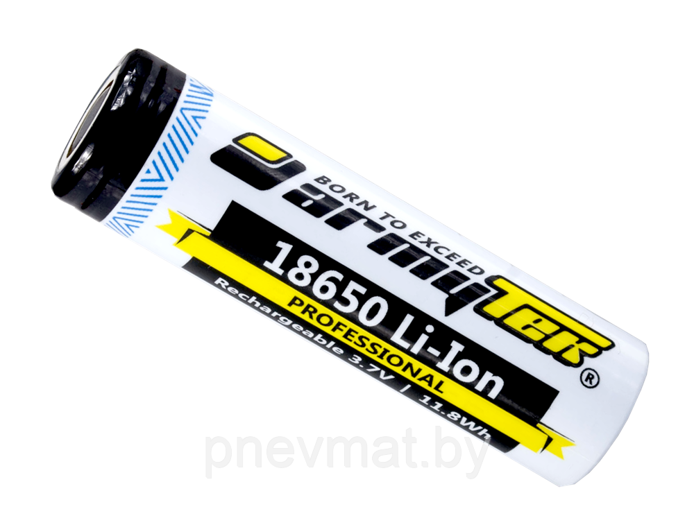 Аккумулятор Armytek 18650 Li-Ion 3200mAh. Заряжаемый, незащищённый.