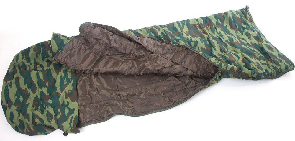 Спальный мешок-одеяло "ВДВ" армейский (оригинал, флора). - фото 1 - id-p108441454
