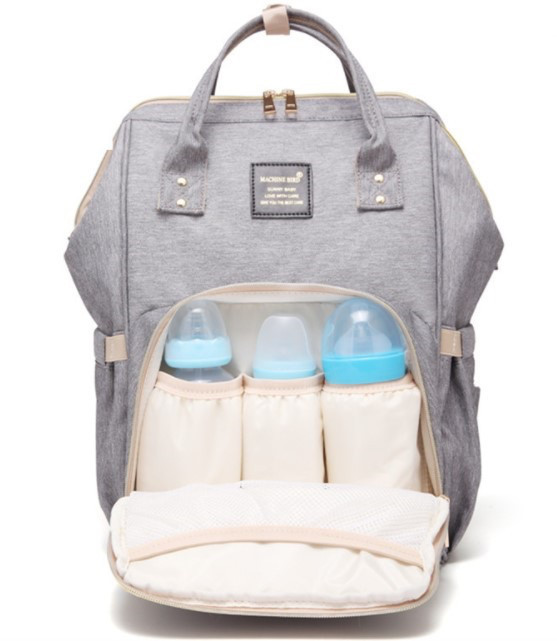 Сумка - рюкзак для мамы Baby Mo с USB / Цветотерапия, качество, стиль - фото 2 - id-p108458616
