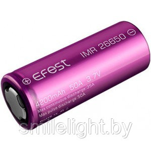 Аккумулятор EFEST IMR26650 4200mAh 35A