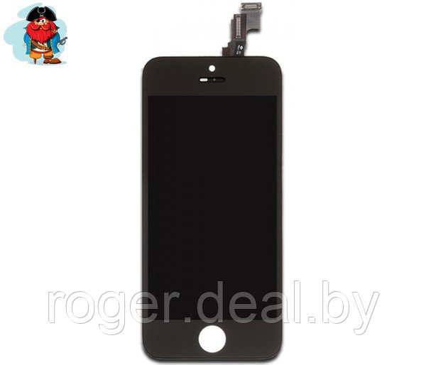 Экран для Apple iPhone 5S/SE с тачскрином, цвет: черный (оригинальный дисплей) - фото 1 - id-p35910446