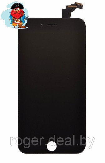 Экран для Apple iPhone 6 Plus с тачскрином, цвет: черный (оригинальный дисплей) - фото 1 - id-p40736188