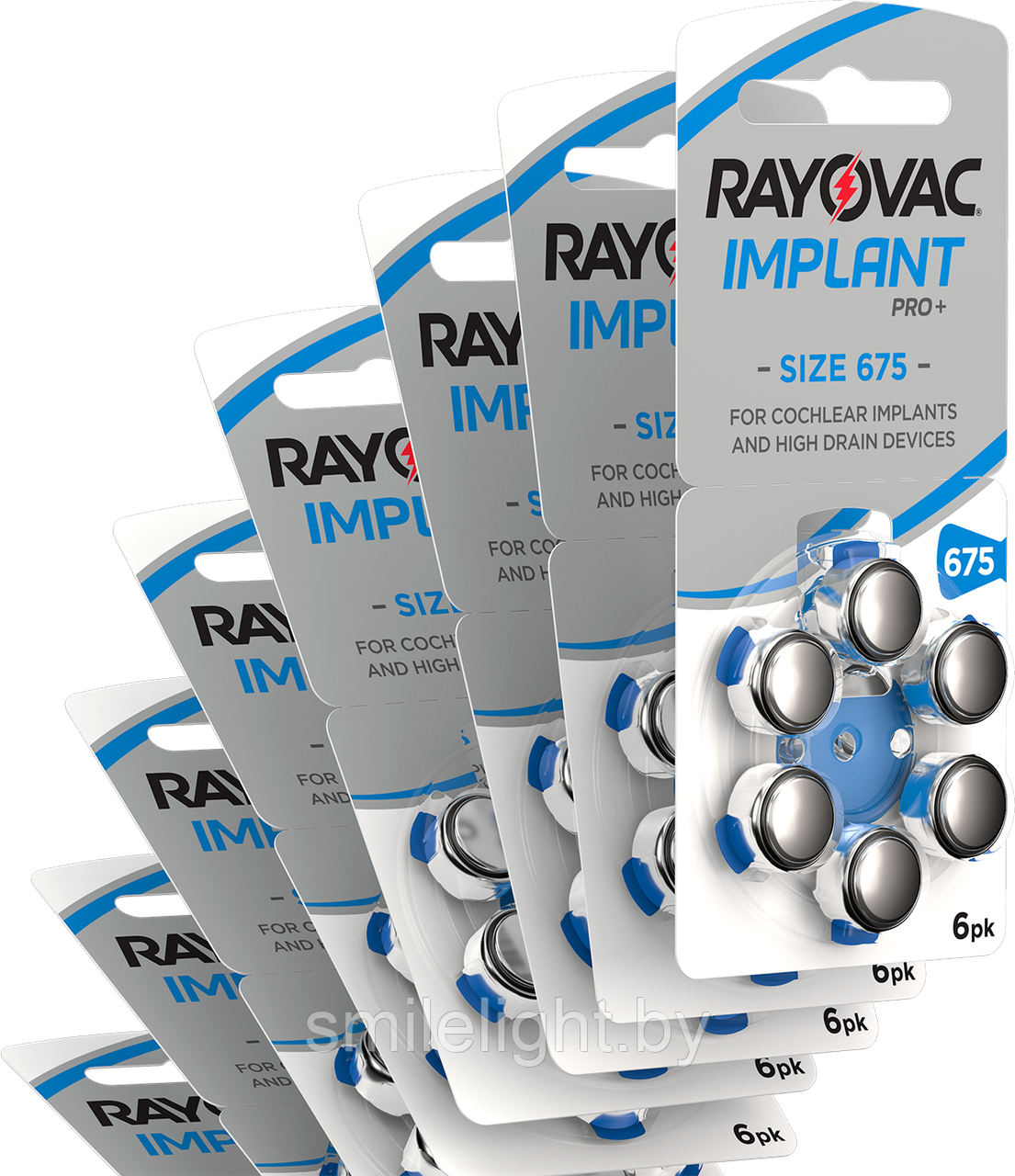 Слуховая батарейка Rayovac Implant Pro+ 675 - фото 2 - id-p68192355