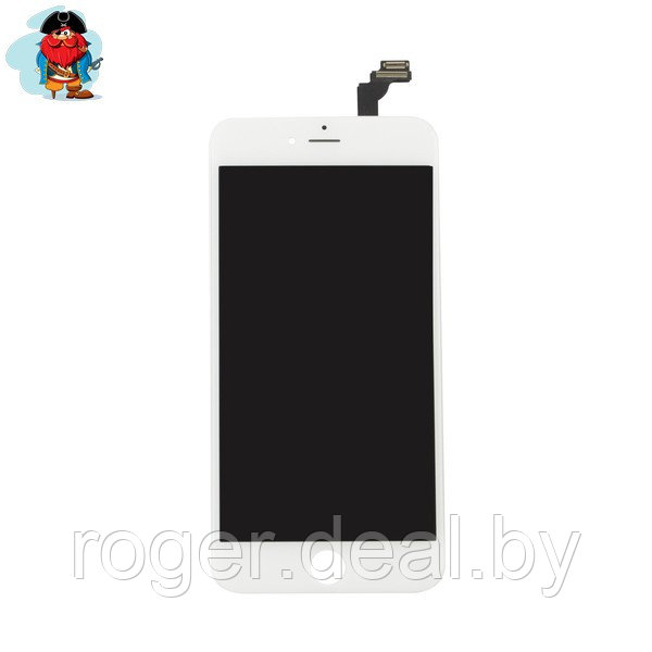 Экран для Apple iPhone 6 Plus с тачскрином, цвет: белый (аналог) - фото 1 - id-p45082853
