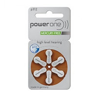 Слуховая батарейка PowerOne 312 bl.6