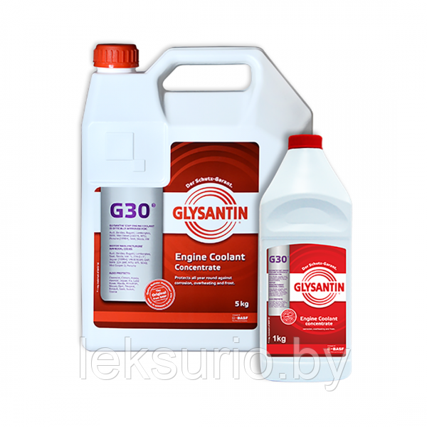 Антифриз G12+ Glysantin G30 5кг красно-фиолетовый. Концентрат!