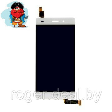 Экран для Huawei P8 Lite с тачскрином, цвет: белый - фото 1 - id-p92971221