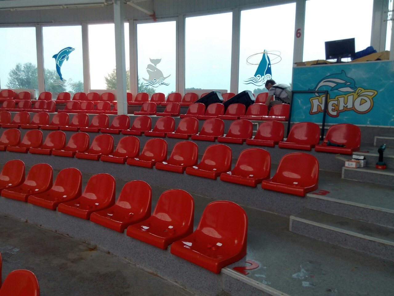 Сиденье пластиковое для стадионов и спортивных площадок Лужники - фото 5 - id-p6701438