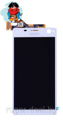 Экран для Sony Xperia C4 E5303 с тачскрином, цвет: белый (оригинал) - фото 1 - id-p92971435