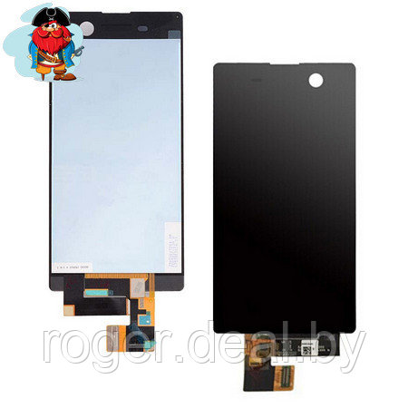 Экран для Sony Xperia M5 E5663 с тачскрином, цвет: черный (оригинал) - фото 1 - id-p36967239