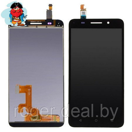 Экран для Huawei Honor 4X (G play) с тачскрином, цвет: черный - фото 1 - id-p35910076
