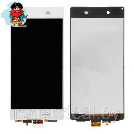Экран для Sony Xperia Z3 D6603 (D6653, D6616, D6633) с тачскрином, цвет: белый (оригинал) - фото 1 - id-p92971465