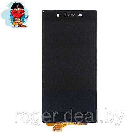 Экран для Sony Xperia Z5 E6683 (E6603, E6633, E6653) с тачскрином, цвет: черный (оригинал) - фото 1 - id-p43788705
