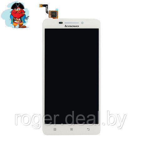Экран для Lenovo A5000 с тачскрином, цвет: белый - фото 1 - id-p92971529