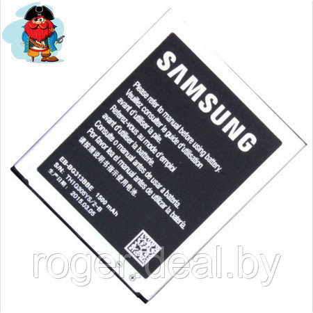 Аккумулятор для Samsung Galaxy Ace 4 G313H, Galaxy Ace 4 Neo G318H (EB-BG313BBE, B100AE) оригинальный - фото 1 - id-p92971763