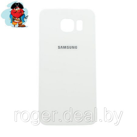 Задняя крышка для Samsung Galaxy S6 Edge SM-G925F цвет: белый - фото 1 - id-p92971857