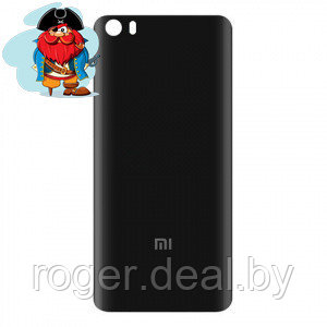 Задняя крышка для Xiaomi Mi5 (Mi 5) пластик, цвет: черный - фото 1 - id-p92971882