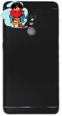Задняя крышка для Xiaomi Redmi Note 4X цвет: черный - фото 1 - id-p73453423