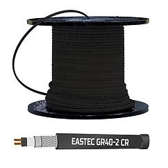 EASTEC GR 40-2 CR, M=40W (200м/рул.),греющий кабель с УФ защитой, в оплетке, Ю. Корея