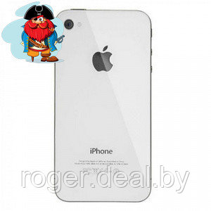 Задняя крышка для Apple Iphone 4 (4G) A1332, A1349 цвет: белый - фото 1 - id-p92971986