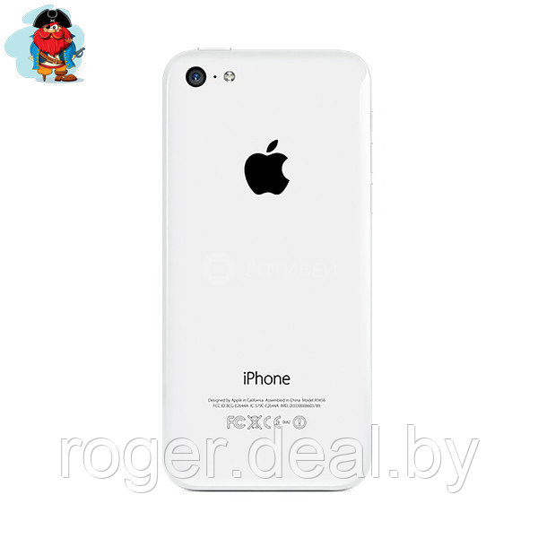 Задняя крышка (корпус) для Apple iPhone 5C (A1532, A1507, A1532, A1456, A1516, A1526, A1529) цвет: белый - фото 1 - id-p41067108
