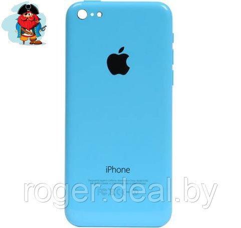 Задняя крышка (корпус) для Apple iPhone 5C (A1532, A1507, A1532, A1456, A1516, A1526, A1529) цвет: голубой - фото 1 - id-p92972002