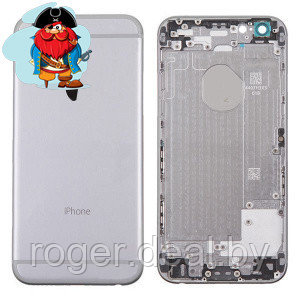 Задняя крышка (корпус) для Apple iPhone 6 6G (A1586, A1549) цвет: серебристый - фото 1 - id-p92972005