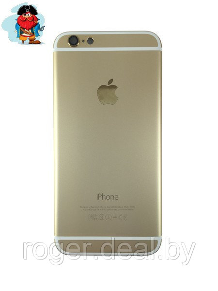 Задняя крышка (корпус) для Apple iPhone 6 6G (A1586, A1549) цвет: золотой - фото 1 - id-p92972006
