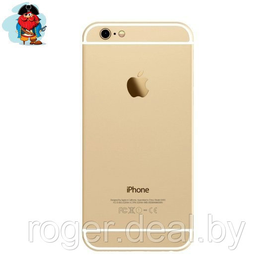 Задняя крышка (корпус) для Apple iPhone 6+ Plus (A1524, A1522) цвет: золотой - фото 1 - id-p92972007