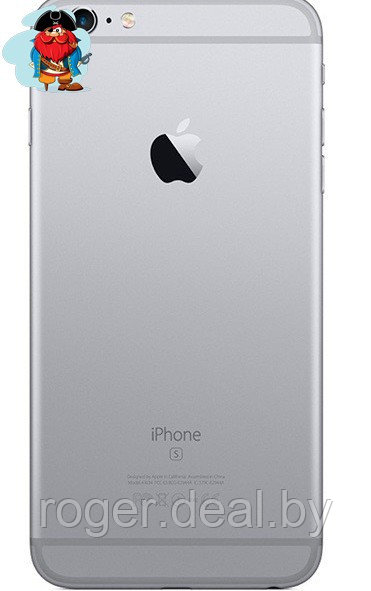 Задняя крышка (корпус) для Apple iPhone 6S Plus (A1634, A1687) цвет: темно-серый - фото 1 - id-p92972018