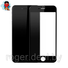 Защитное стекло для Apple iPhone 6s Plus 5D (полная проклейка), цвет: черный