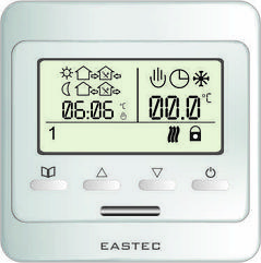 Терморегулятор EASTEC E 51.716 (3.5 кВт) электронный, программируемый , встраиваемый, два датчика температуры