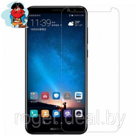 Защитное стекло для Huawei Ascend Mate 10, цвет: прозрачный - фото 1 - id-p92972327