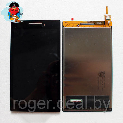 Экран для Lenovo Tab 2 (A7-10F) с тачскрином, цвет: черный - фото 1 - id-p92972339