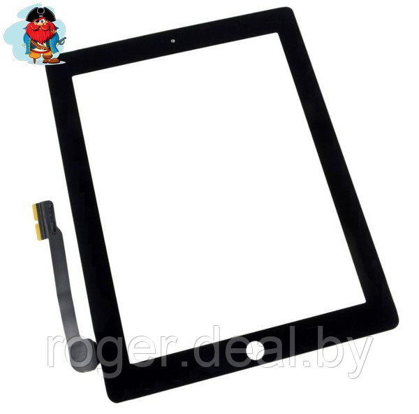 Тачскрин для планшета Apple iPad 4 (A1458, A1459, A1460), цвет: черный - фото 1 - id-p92972431