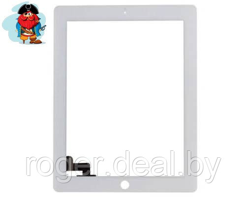 Тачскрин для планшета Apple iPad 2 (A1395, A1396, A1397), цвет: белый - фото 1 - id-p92972439