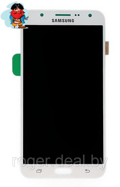 Экран для Samsung Galaxy J7 2015 (SM-J700H) с тачскрином, цвет: белый (оригинал) - фото 1 - id-p92973235