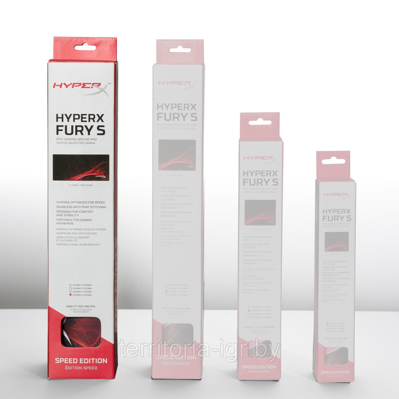 Игровой коврик FURY S Speed Edition (extra large) HX-MPFS-S-XL HyperX - фото 1 - id-p108475844