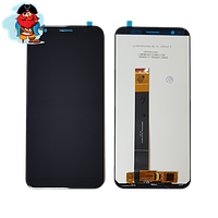 Экран для Meizu M8c с тачскрином, цвет: черный