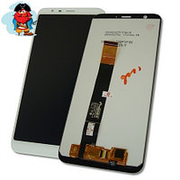 Экран для Meizu M8c с тачскрином, цвет: белый