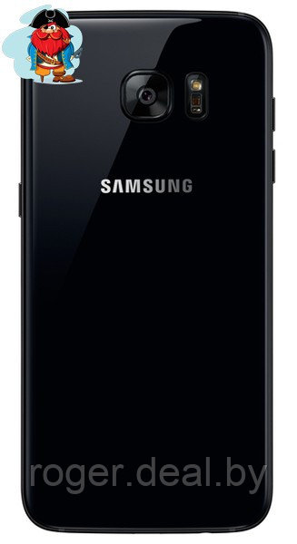 Задняя крышка для Samsung Galaxy S7 Edge (SM-G935), цвет: черный - фото 1 - id-p99842009