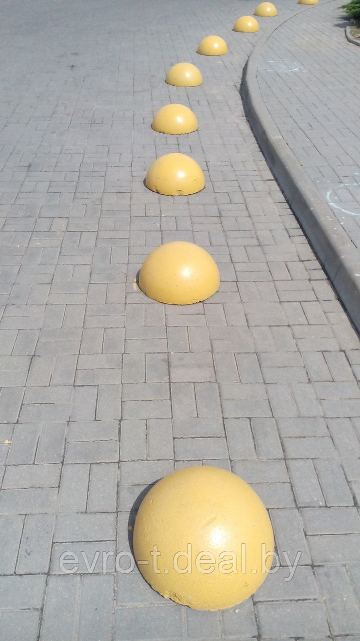 Полусферы бетонные (ограничитель парковки) Минск - фото 2 - id-p4498388