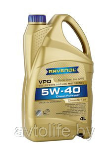 Моторное масло Ravenol VPD 5W-40 4л