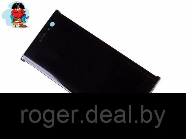 Экран для Sony Xperia XA2 (H4113) с тачскрином, цвет: черный (оригинал, переклейка) - фото 1 - id-p103872337