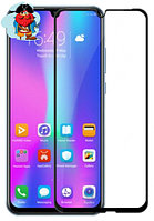 Защитное стекло для Huawei P Smart 2019 5D (полная проклейка), цвет: черный