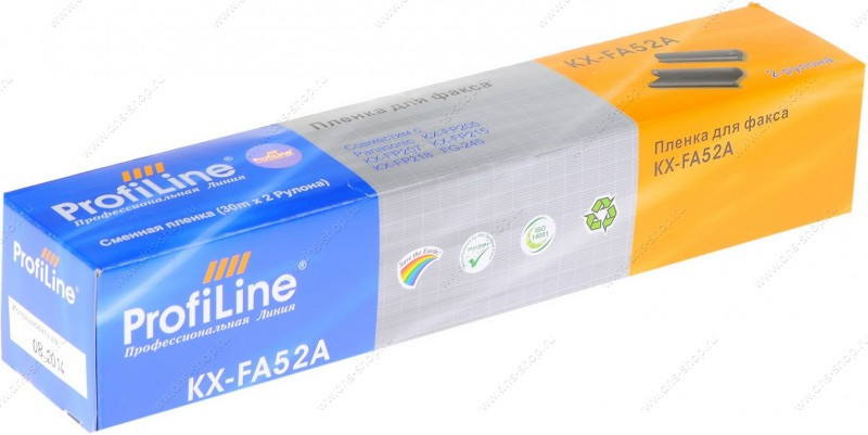 Термопленка для факса Panasonic KX-FA52A (упаковка - 2 шт) (PROFILINE)