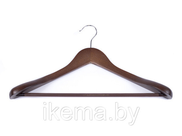 Вешалка-плечики для одежды деревянные, 44,5 см. с перекладиной - фото 1 - id-p108502033